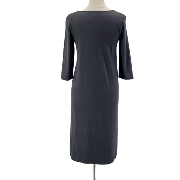 NWT Lundstrom Black Semi-Pleated Dress Womens 8 - Picture 4 of 11